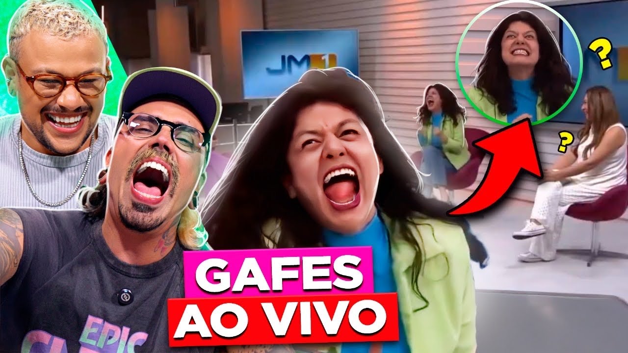 MICOS E GAFES EM REPORTAGENS AO VIVO #7 | Diva Depressão