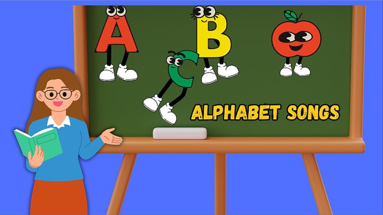 KiddoBee Tv - Phonics Song with Words EP148- A For Apple - ABC Alphabet Songs