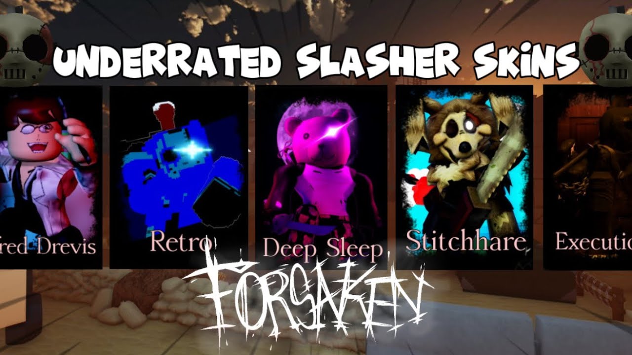 SERVER WIPING With UNDERRATED Slasher Skins (Roblox Forsaken)