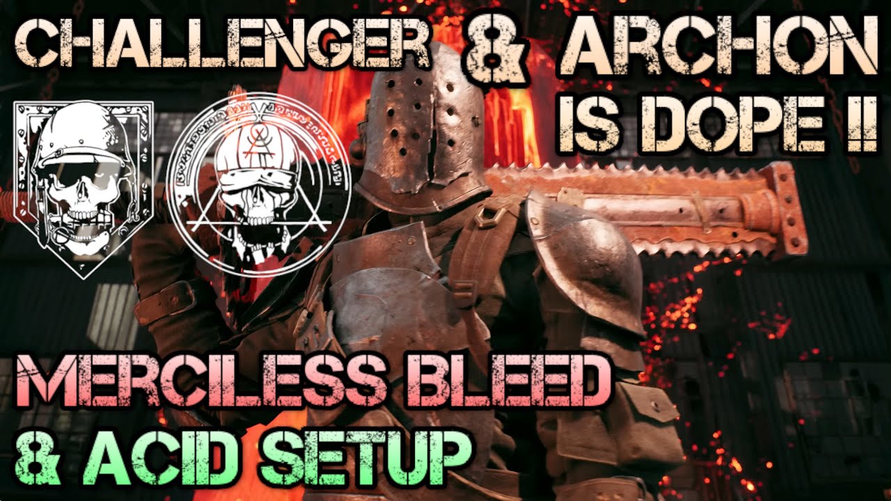 Remnant 2 - Archon & Challenger Powerful Build - Bleed Or Acid Bases Setup!