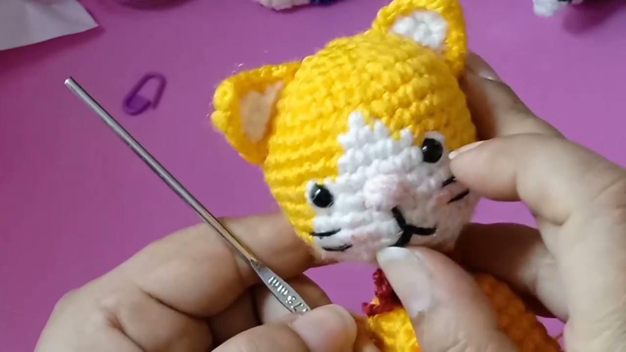 🔴 #comotejer GATITO TEJIDO A CROCHET #amigurumi PARTE 1‼️ TEJIENDO CON HILDA ROSA 🔔