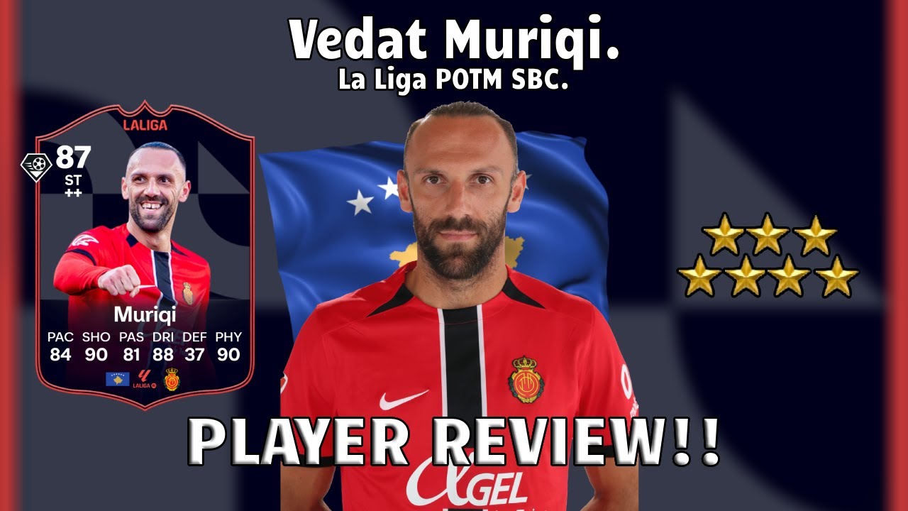 ⚽⭐ Обзор игрока Ведата Мурики с рейтингом 87! SBC «Игрок месяца» Ла Лиги!⚽🔥 FC 26 Ultimate Team.