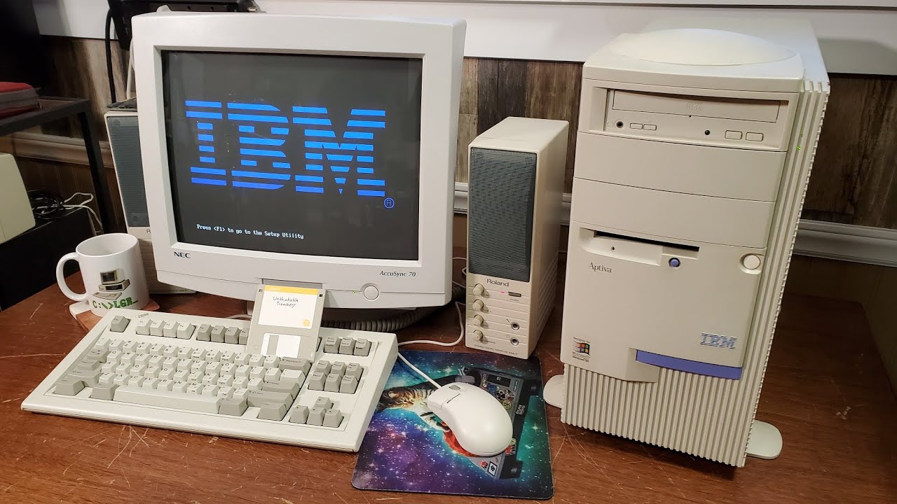 Testing an IBM Aptiva Desktop PC from 1997