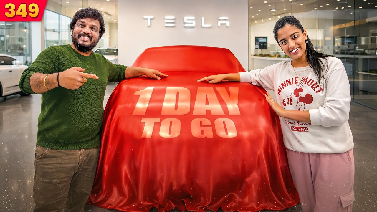 All Set for NEW CAR 🥳 | TESLA 1 day to go | VAAS Family
