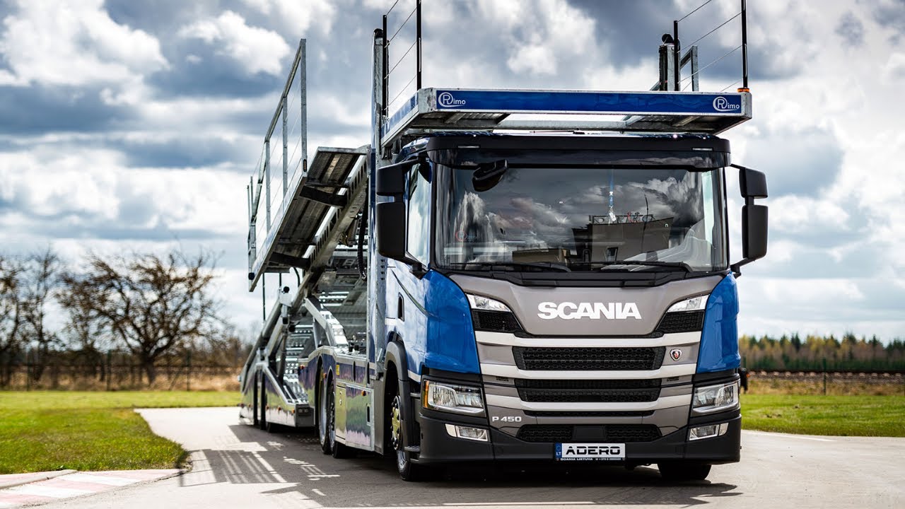 „Scania“ važiuoklės pagrindu sukurtas naujas autovežio modelis „Adero“