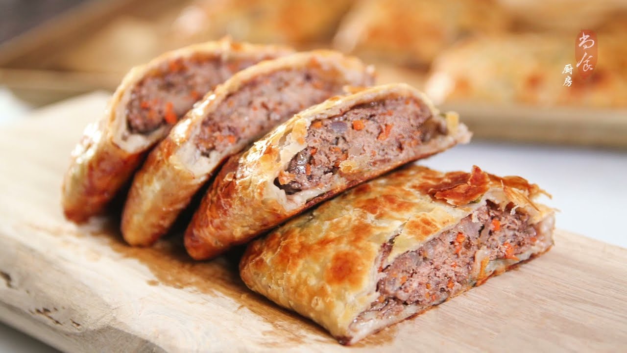轻松实现香酥肉饼自由💯不用和面不用烙，简单快捷又好吃｜The Easiest Beef Pies Pastry Recipe