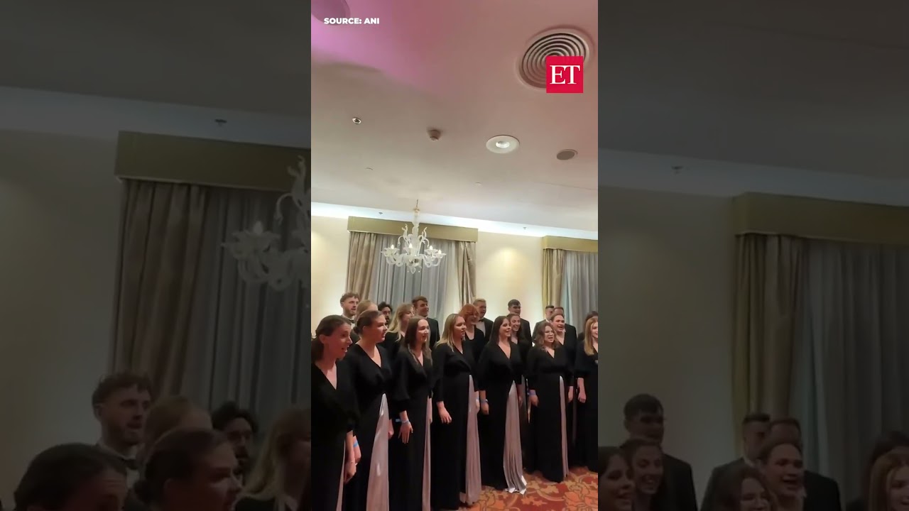 PM Modi welcomed in Slovakia with rendition of 'Vande Mataram'