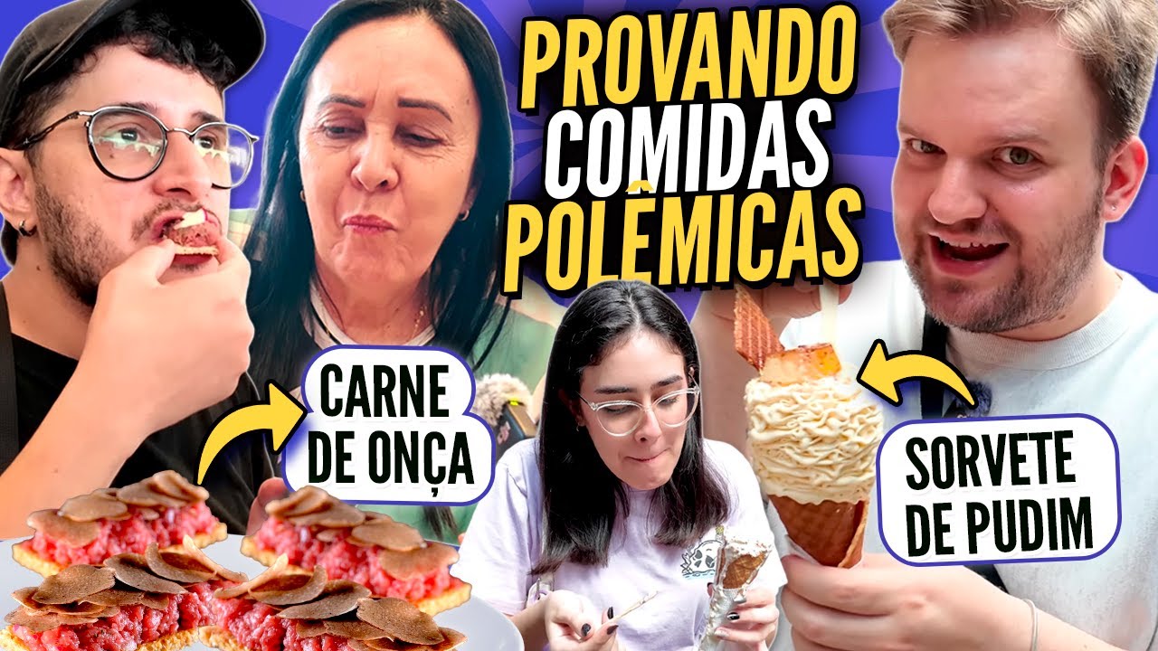 PROVANDO COMIDAS DIFERENTONAS no COPAN em SP