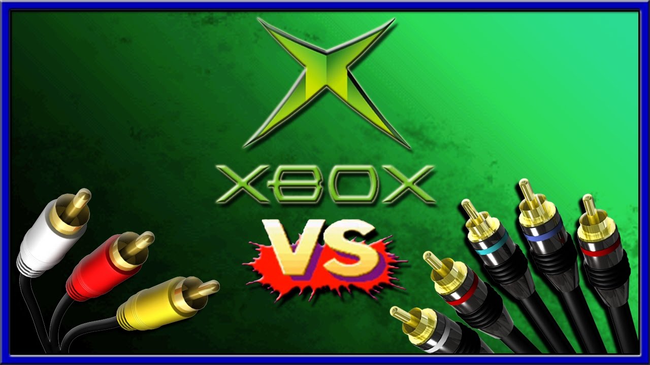 Compuesto (CVBS) VS Componentes (YPbPr) en Xbox - Comparacion de cables - El Basurero de Toto