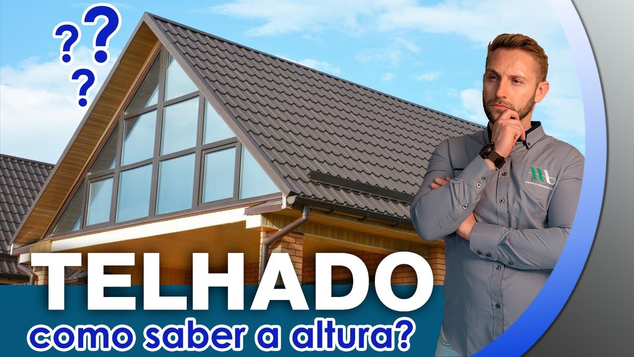 COMO CALCULAR A INCLINAÇÃO DE UM TELHADO - PASSO A PASSO