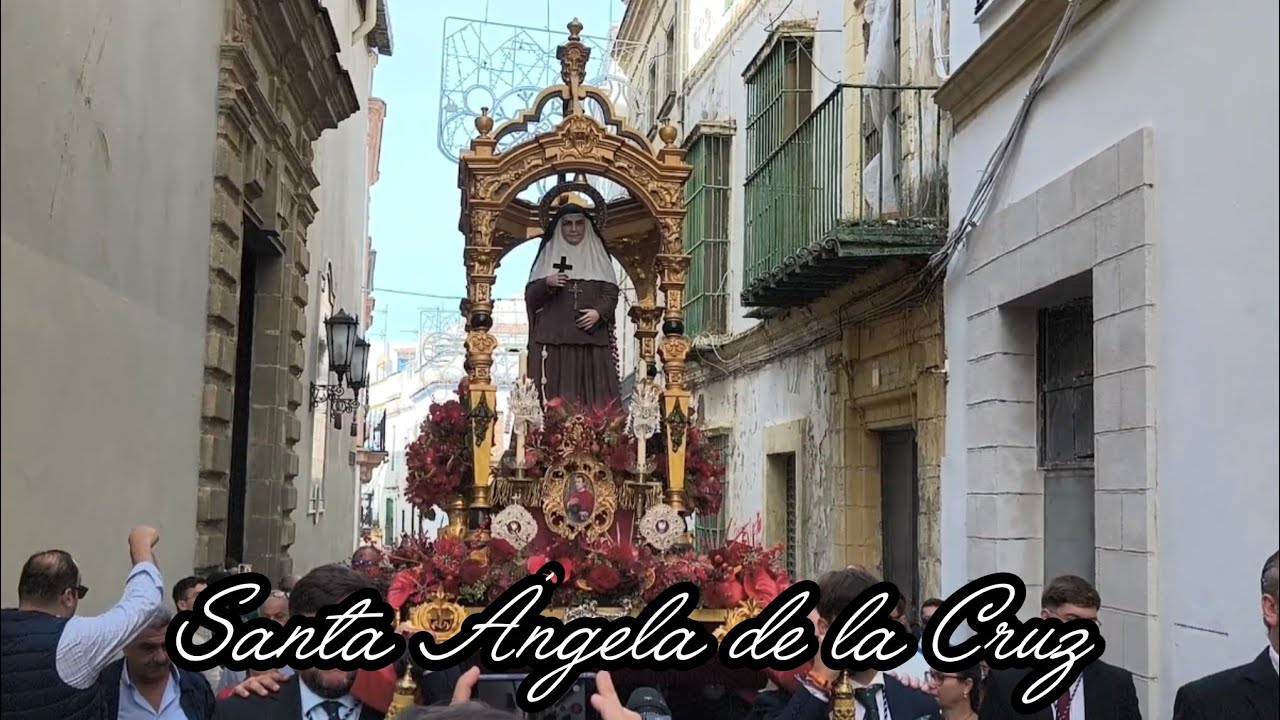 [4K] Salida de Santa Ángela de la Cruz, Jerez 2025 / AM Sagrada Resurrección (Sanlúcar de Barrameda)