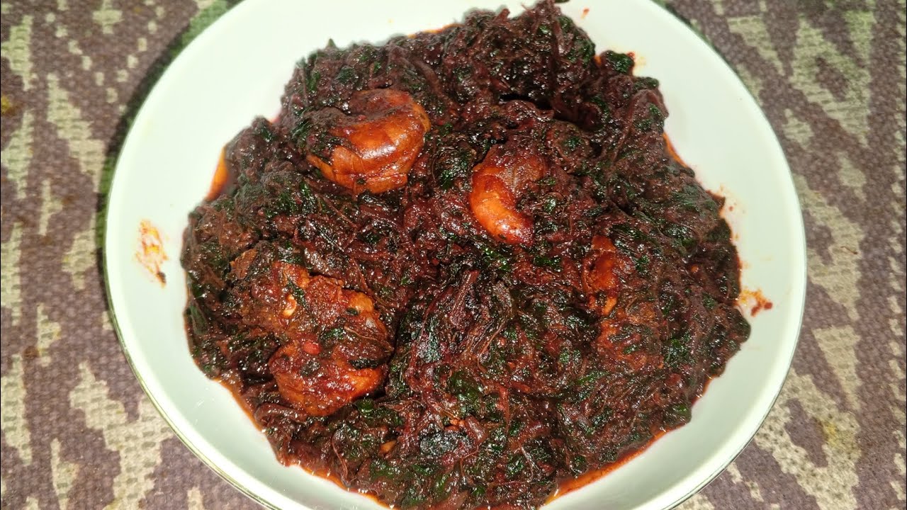 লাল শাক দিয়ে চিংড়ি মাছের রেসিপি | Lal Shag diye chigri | Red Amaranth Shrimp Bangla Recipe