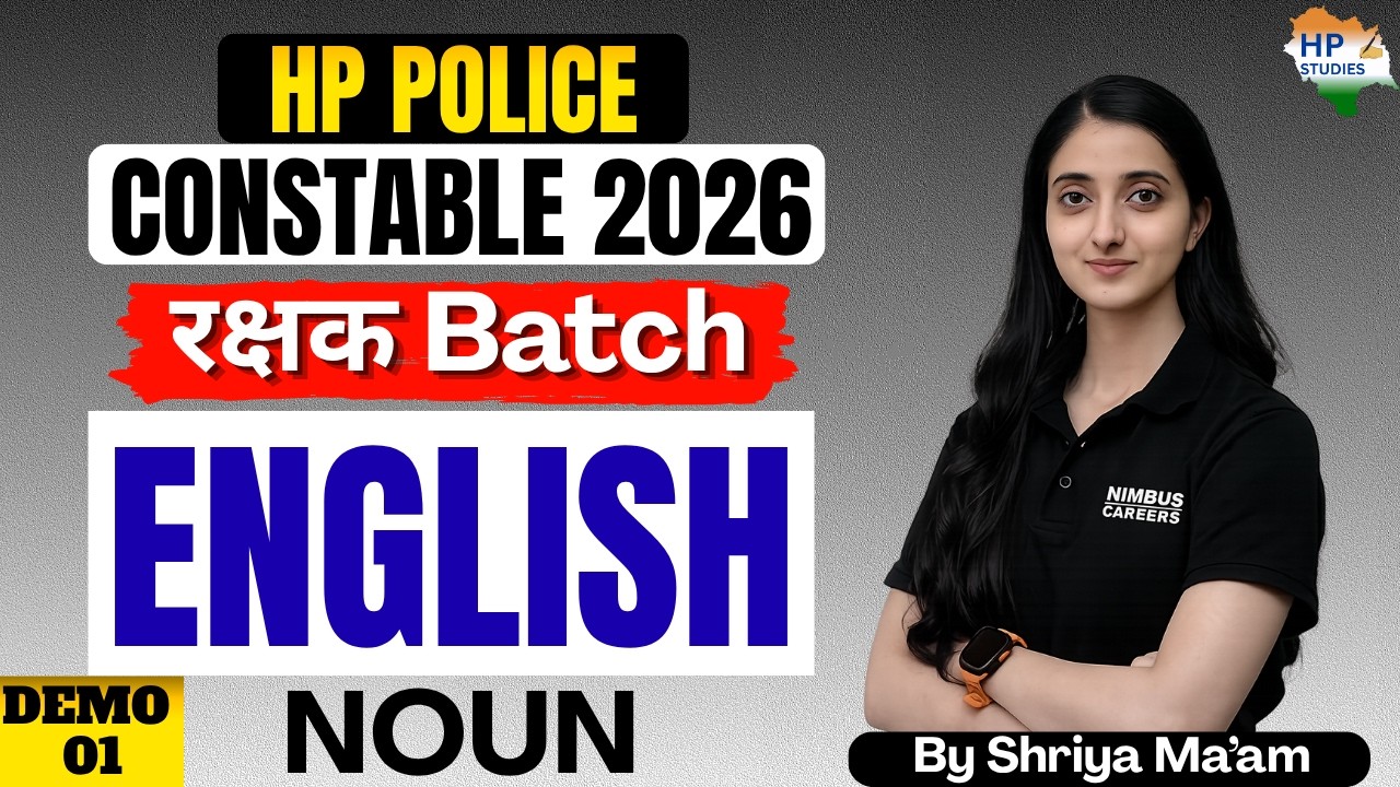 HP Police Constable Recruitment 2026 | Rakshak Batch | ENGLISH (DEMO -01) | HP Police Constable #...