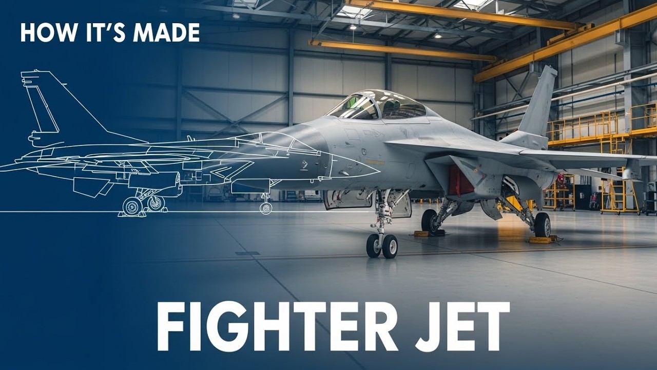 Inside the Fighter Jet Factory &mdash; How Jets Are Built (Full Process)