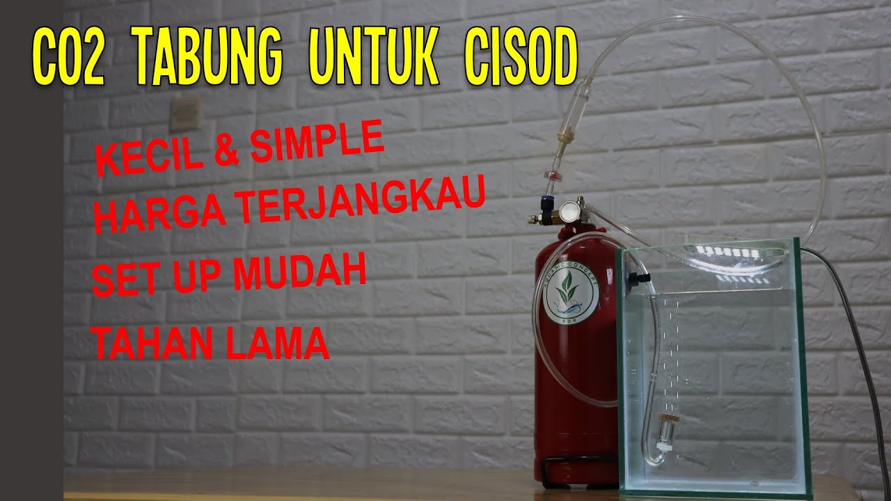 Tabung APAR untuk CO2 DIY | Alternatif CO2 yang Bisa Tahan Hingga 1 -2 Bulan