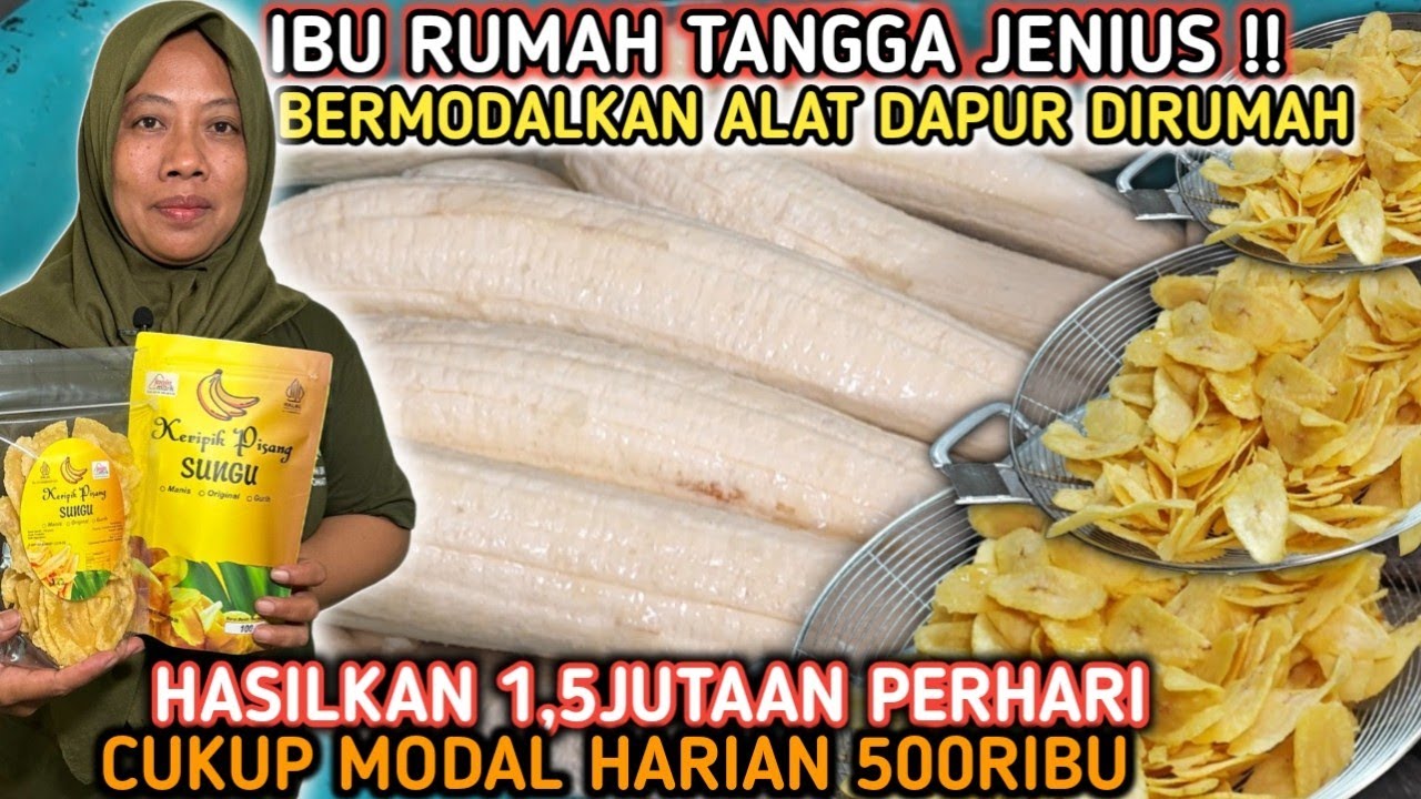 IBU RUMAH TANGGA JENIUS ‼️BERMODAL ALAT DAPUR DIRUMAH HASILKAN 1,5JUTAAN PERHARI MODAL HARIAN 500AN