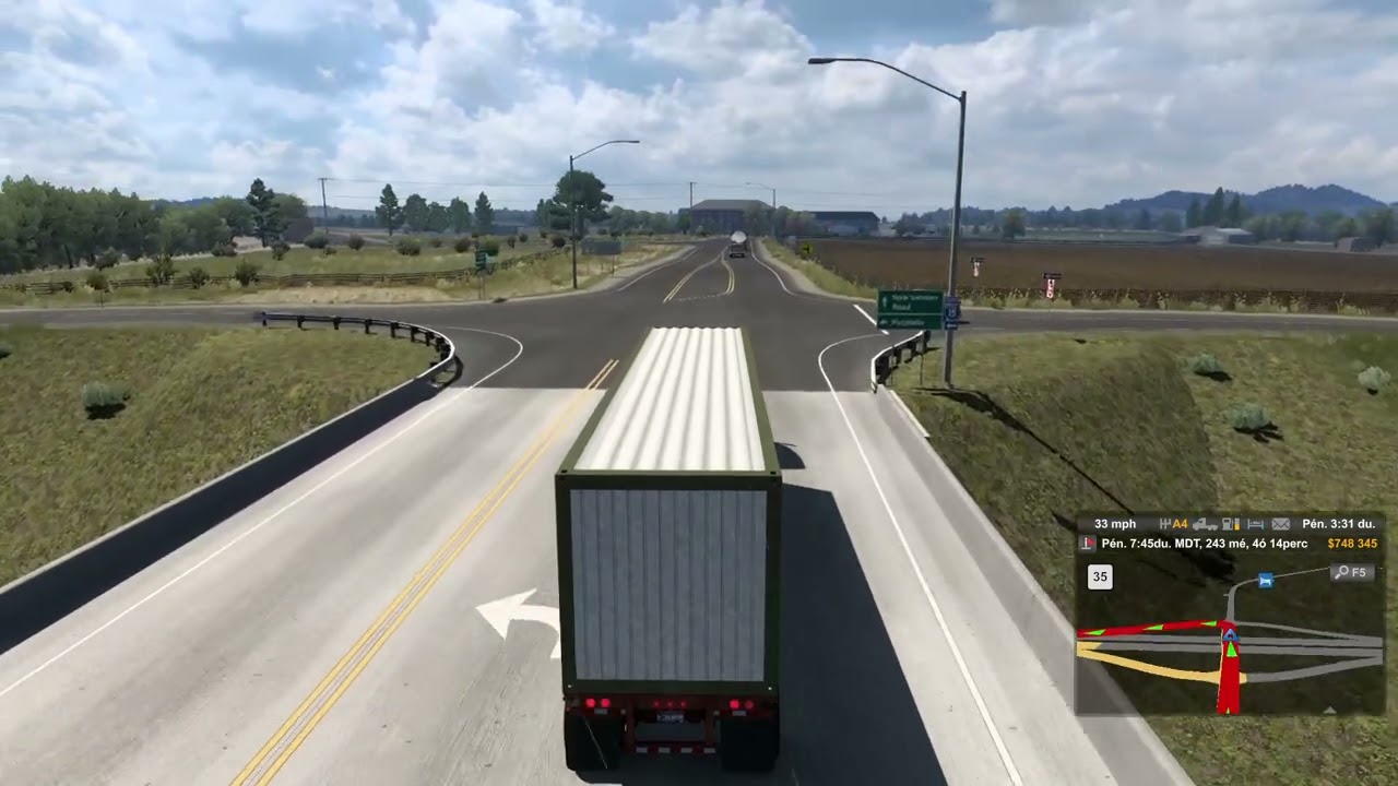 American Truck Simulator-Idaho Falls to Boise (Truck,Freightliner)