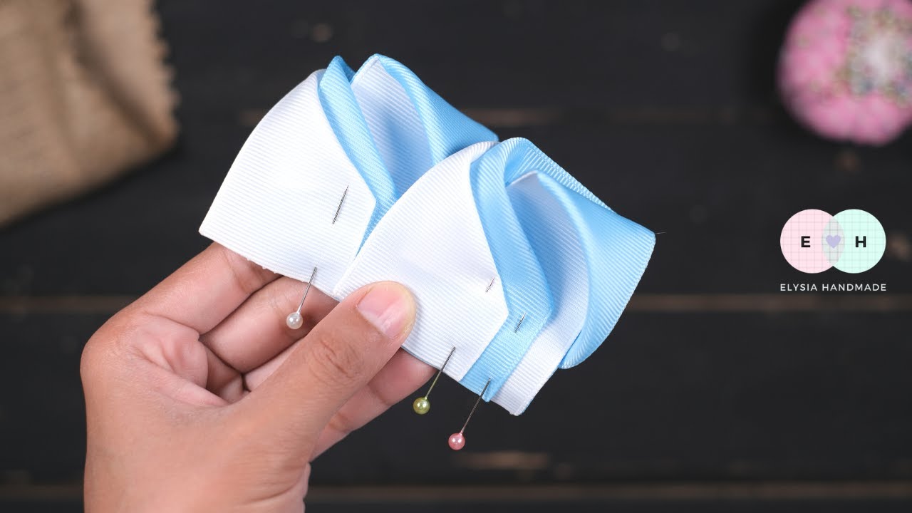 Laço Swirly - Fita de gorgorão N9 | Elysia Handmade