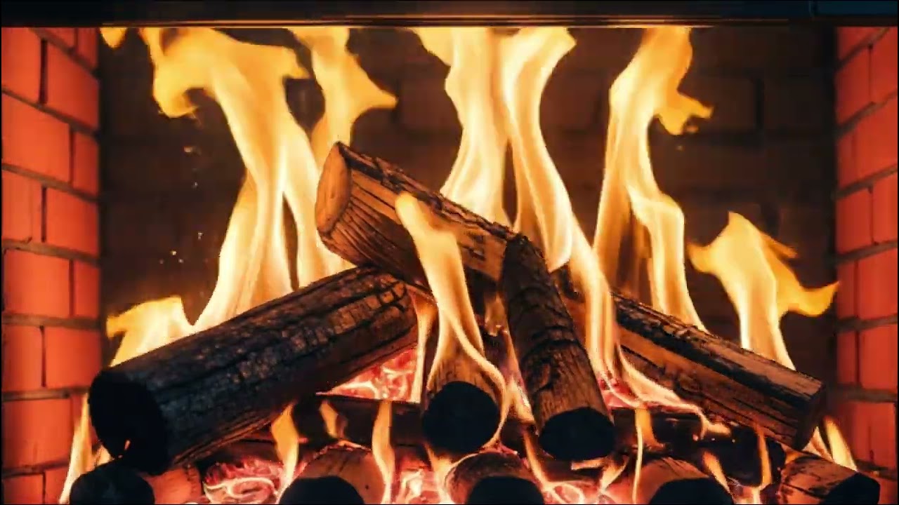 Natural Fireplace Fire for Deep Sleep and Stress Dissolution