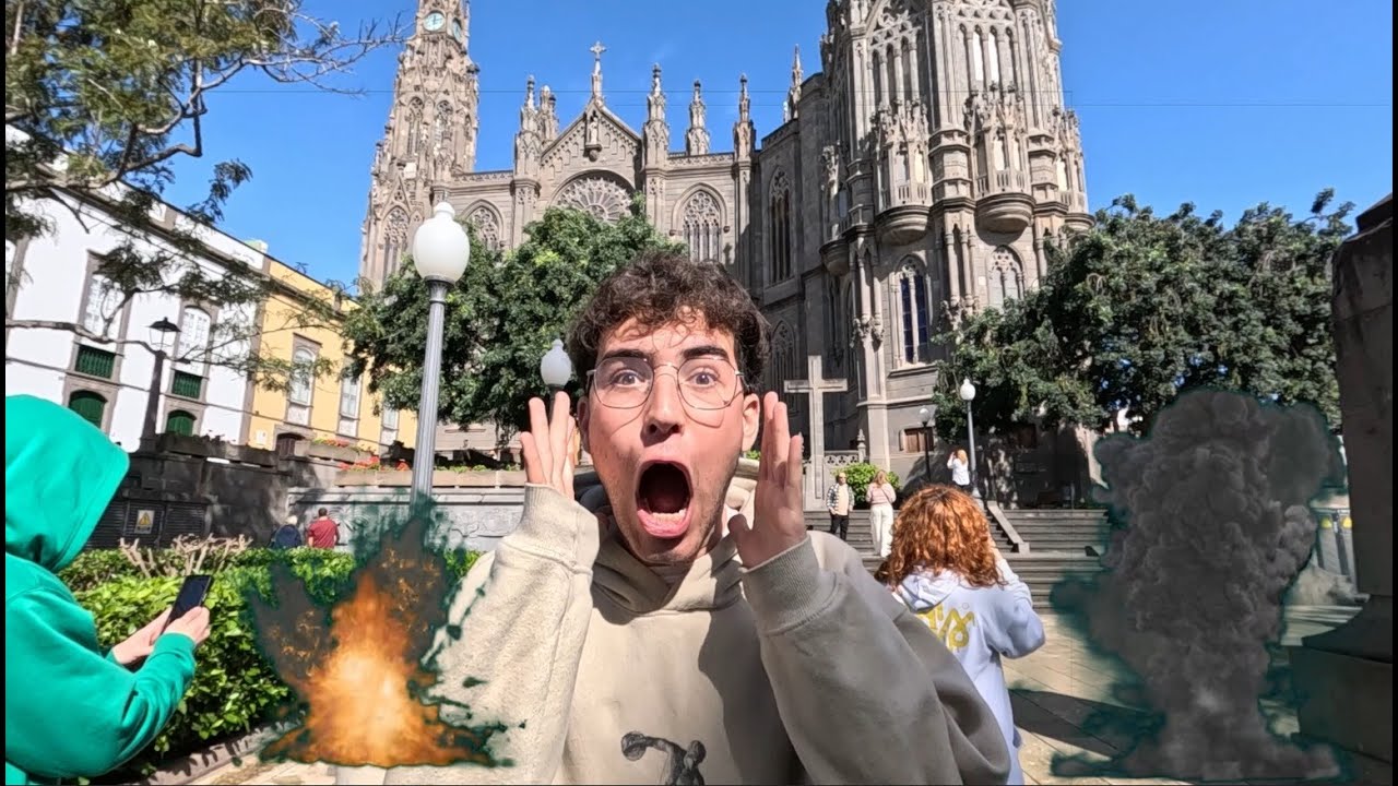 Viajamos a GRAN CANARIA y mi amigo le hace una BROMA a su novia, ***SALE MAL***