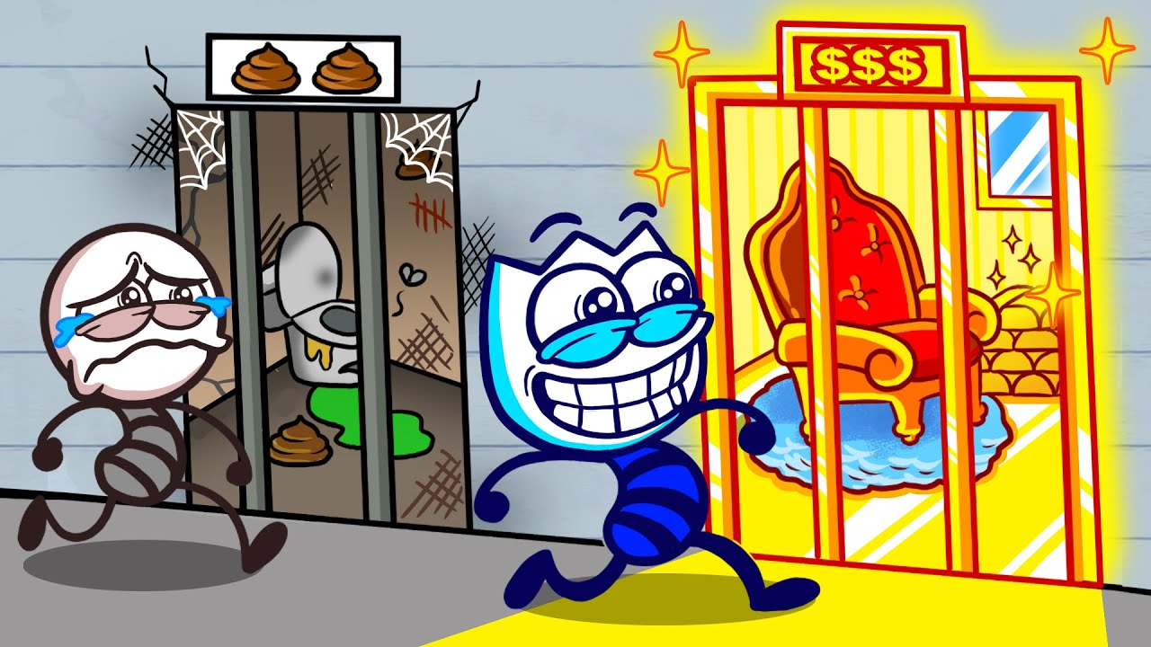 PRISONABLE DEAL: Max Suddenly Has The RICH'S PRIVILEGES | Max's Puppy Dog Cartoons |