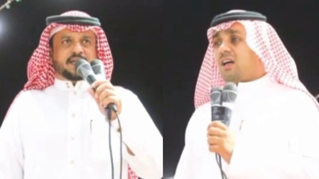 عرضة  الشاعر عويض وعلان والشاعر عيضه البيضاني