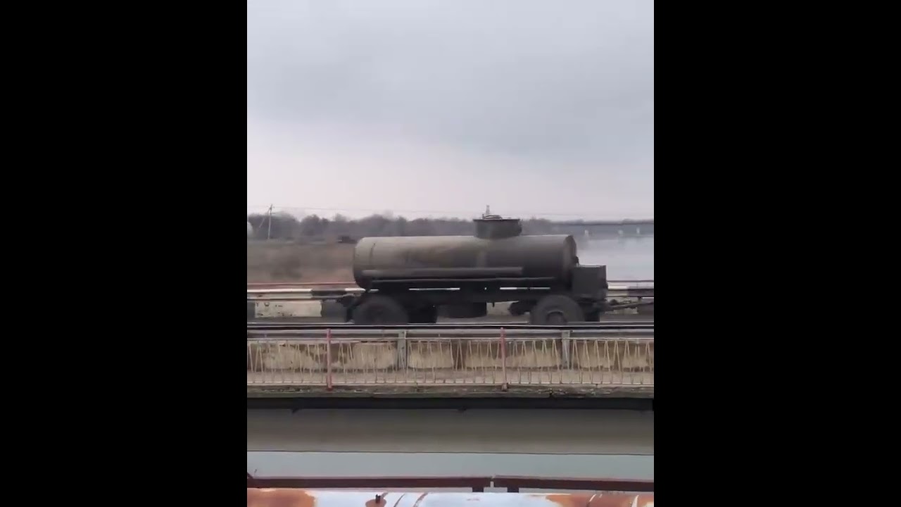 Days after the North Crimean Canal was exploded by Russian Army, now the Water flows at full speed