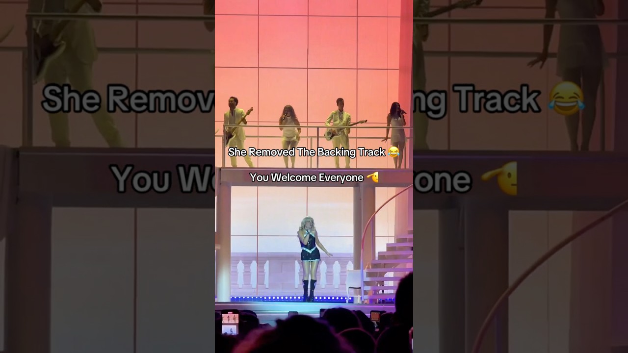 Sabrina Carpenter is actually doing it live