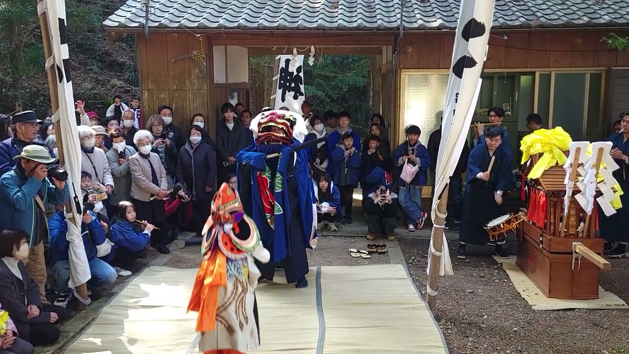 令和八年～水門祭り　獅子舞奉納～天狗の舞～