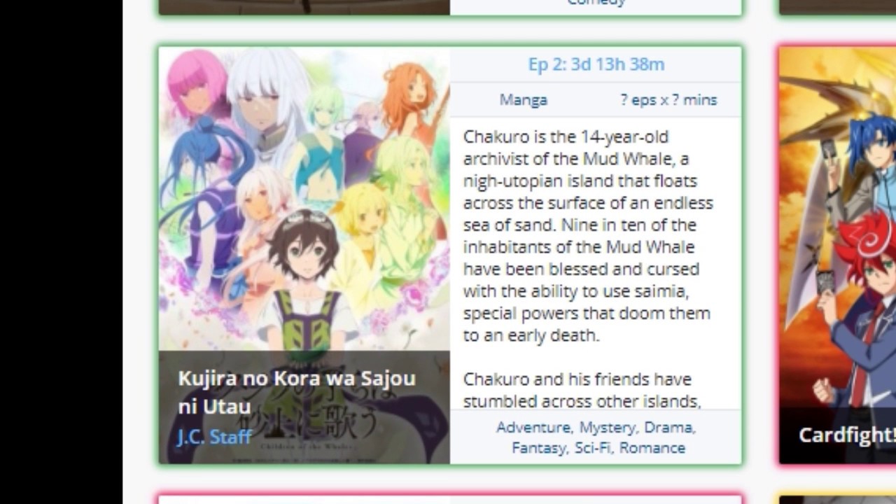 Riyoga's (Sort of) Guide to Fall 2017 Anime [Part 3 of 3]