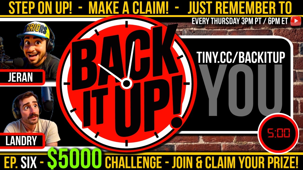 Back It Up! Panel Show! | Episode Six | $5000 Challenge! Step On Up And Win The Prize! 2/5/26