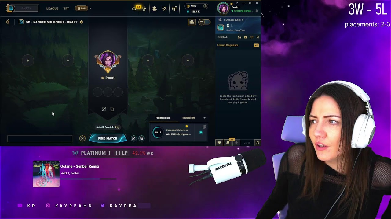 ✨ KayPea - ✨PLACEMENTS + SoloQ Vibing - Mid Mage Main