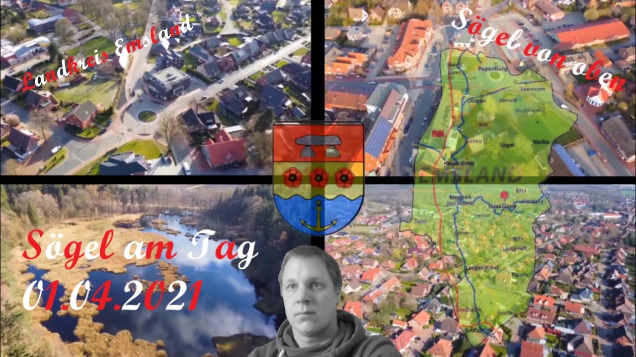 Sögel von oben 🌷 - April 2021