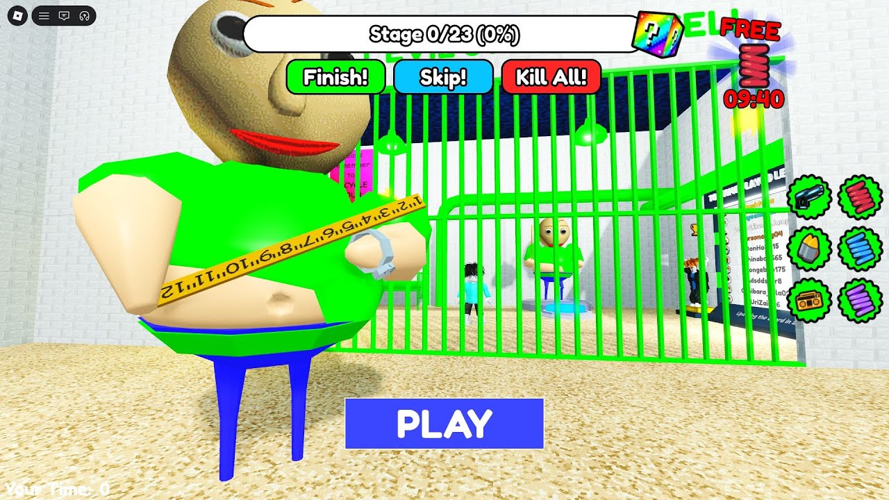 BALDI'S PRISON RUN! (OBBY!) #roblox #scaryobby