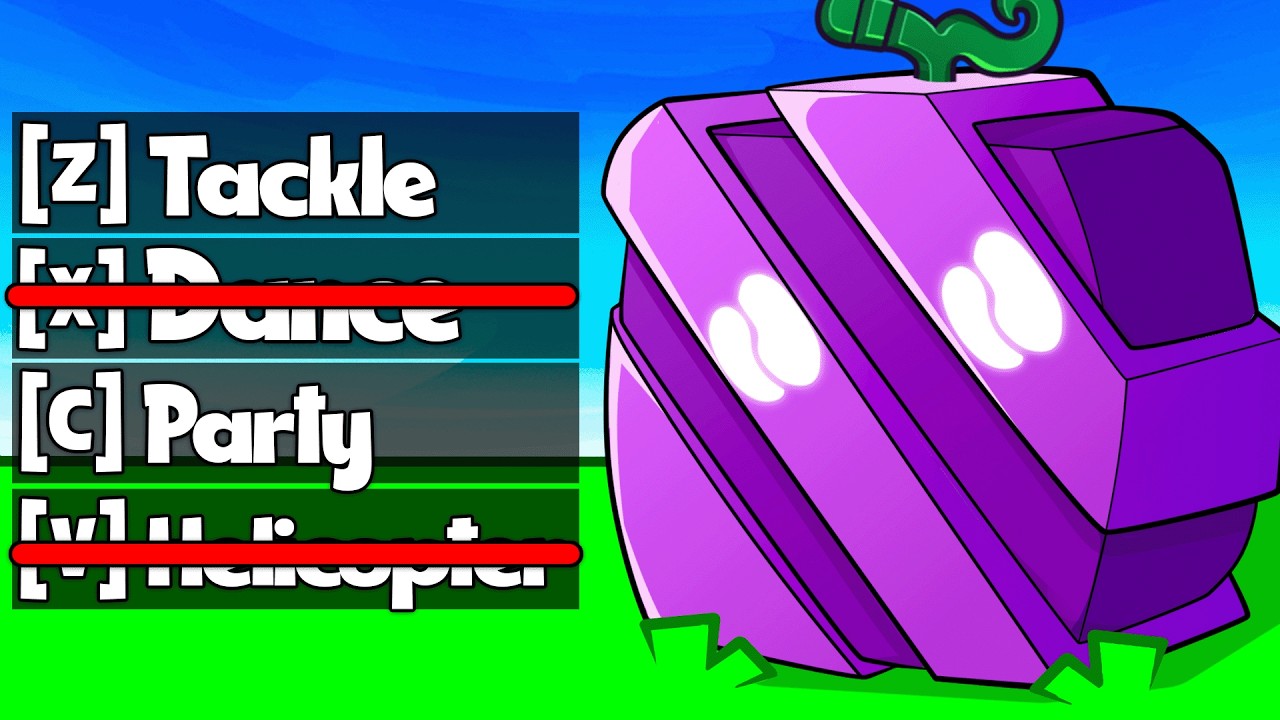 Choose Your Blox Fruits But Moves are BANNED!