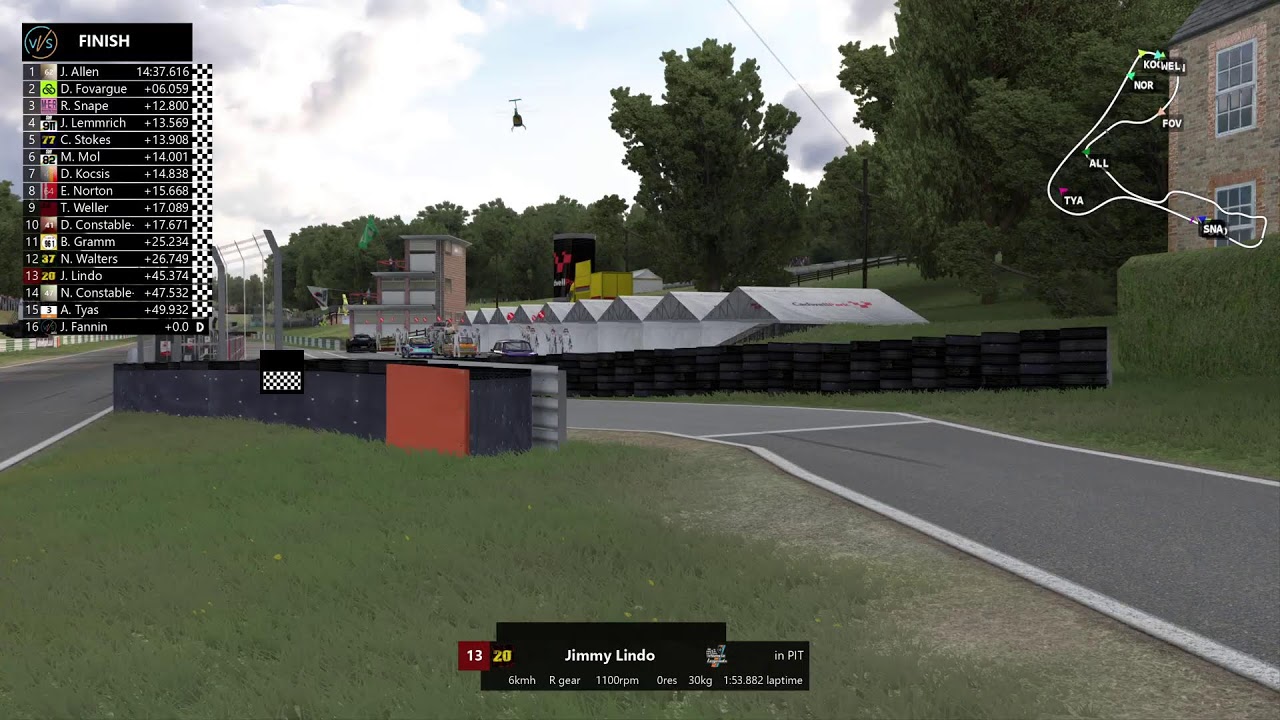 Lotus Cortina @ Cadwell Park - Round 3 | Assetto Corsa | VVS