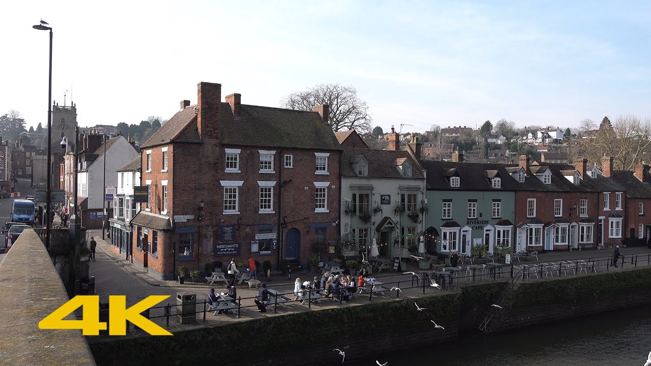 Bewdley Walk: Town Centre【4K】
