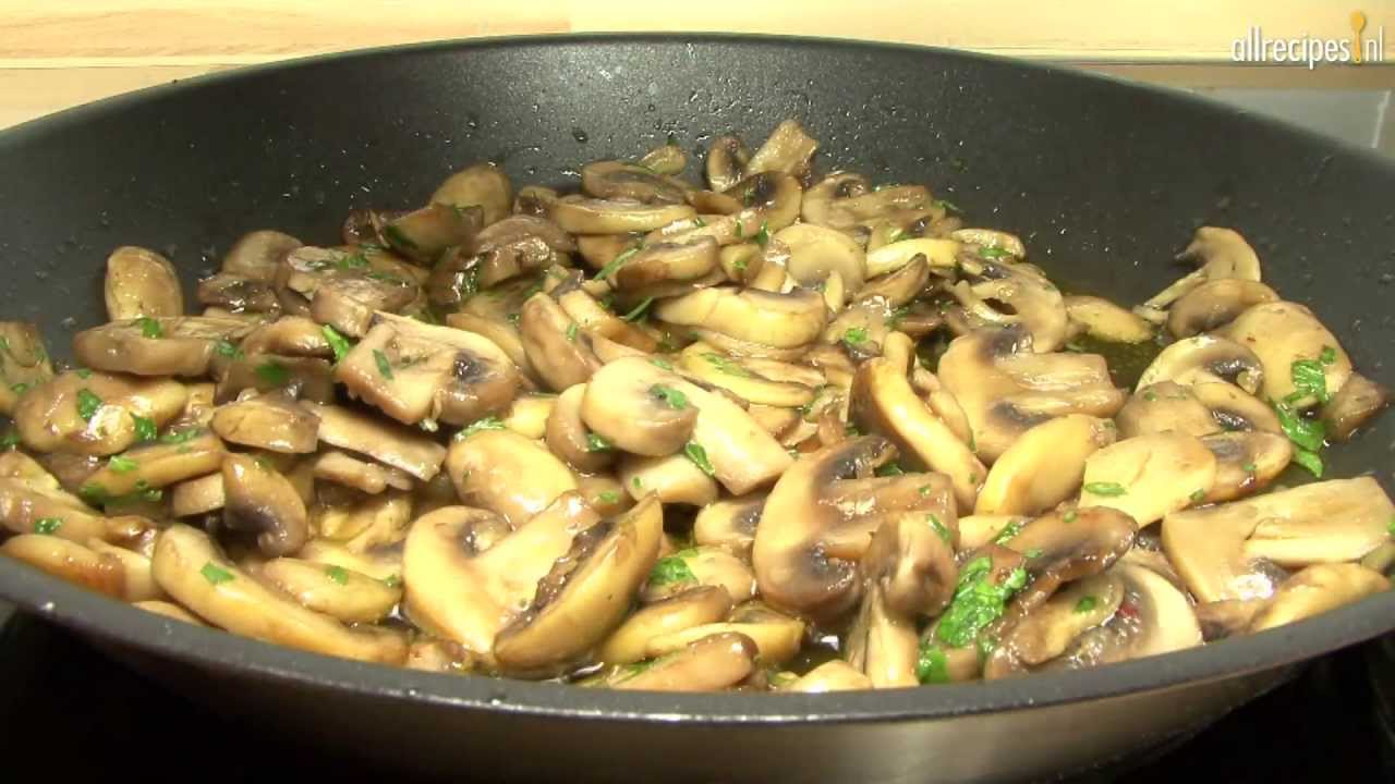 Spaanse knoflookchampignons