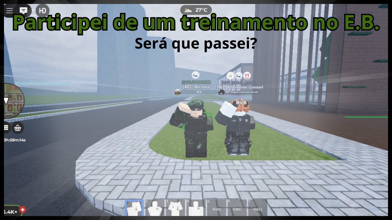 Fiz treinamento no E.B. do Tevez (Uma pessoa foi exilada!). Será que passei?
