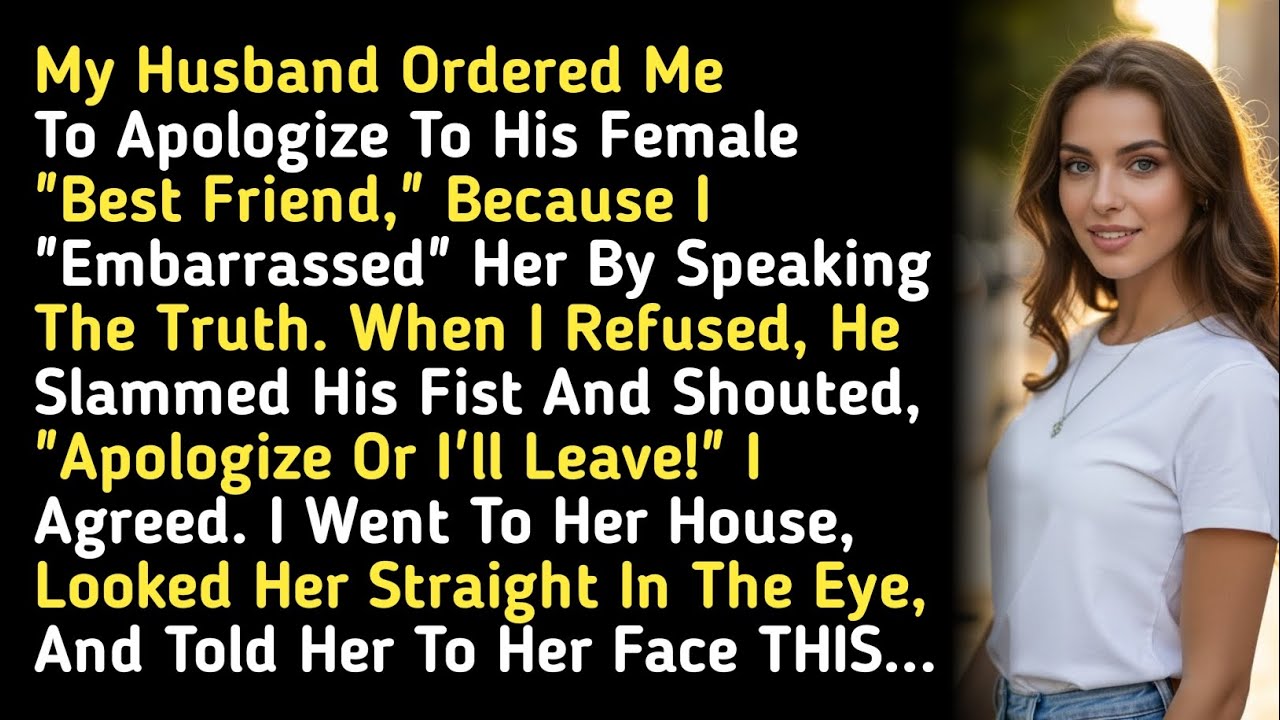 My Husband Ordered Me To Apologize To His Female 
