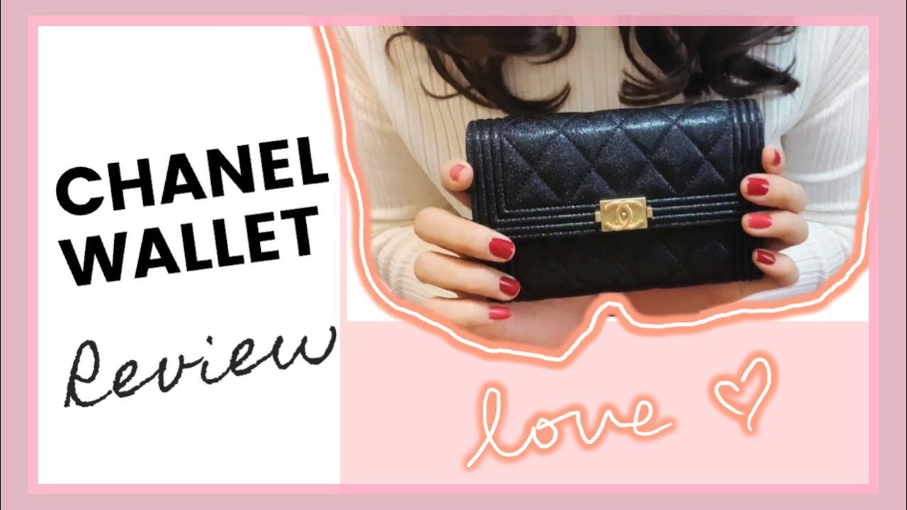 My Boy Chanel Flap Wallet Review | Caviar Leather