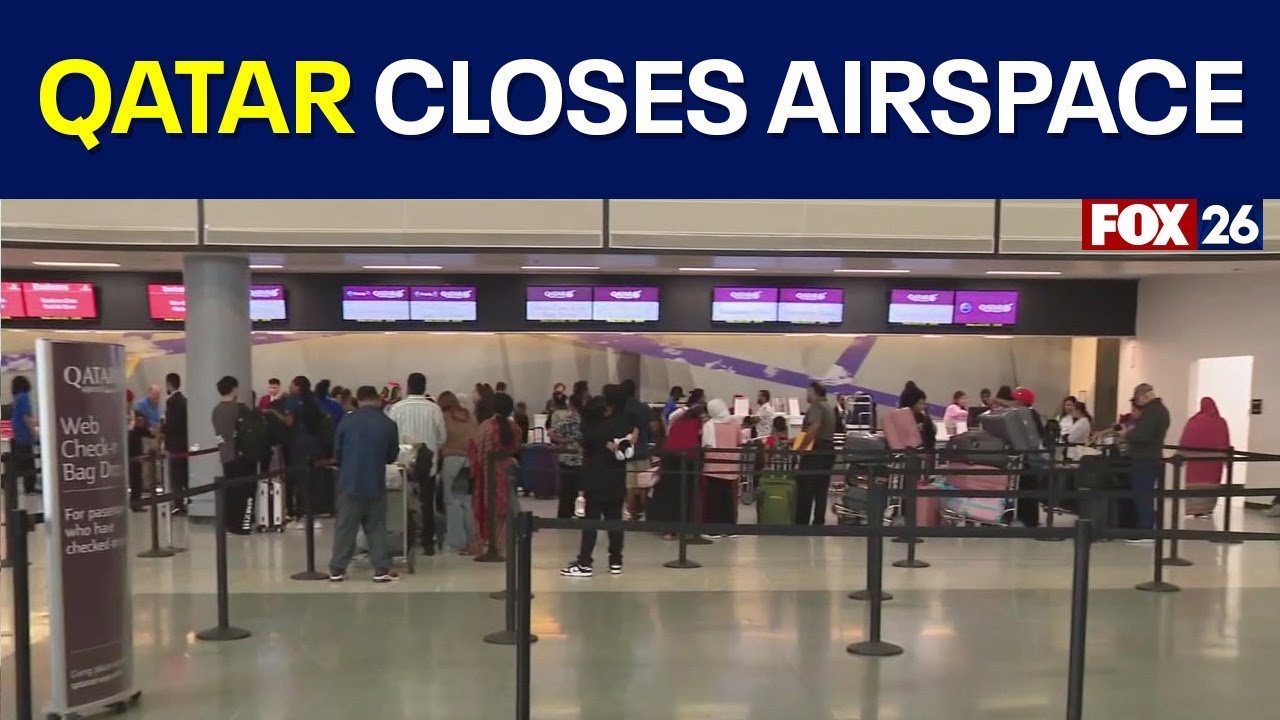 Qatar closes airspace after strikes from Iran