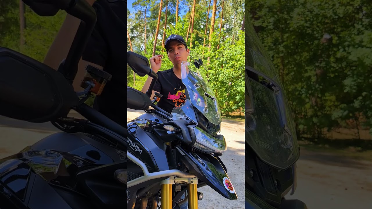 #Triumph #Tiger1200 #RallyExplorer to potężna i nieźle wypasiona bestia turystyczno-offroadowa! 🐯🏍️