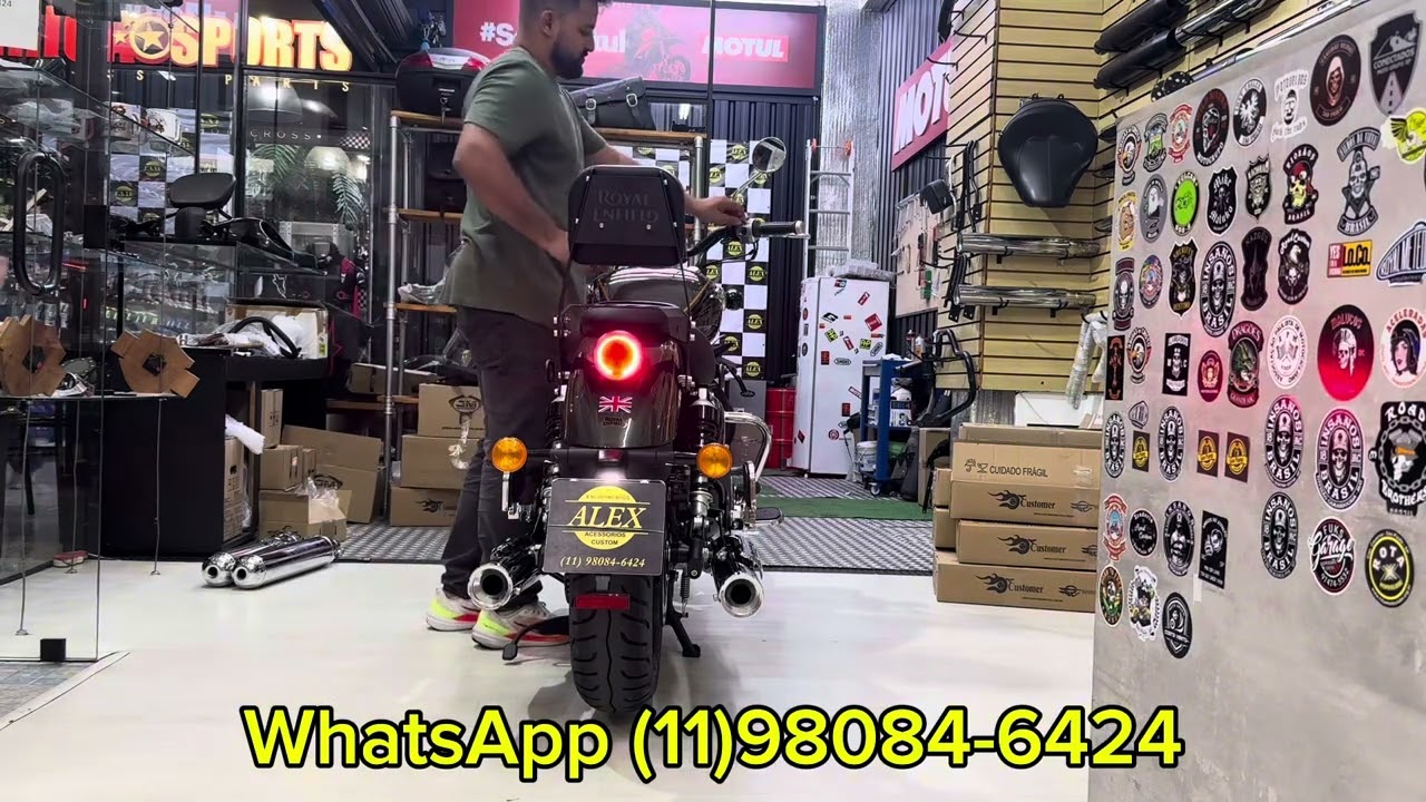 Super Meteor 650 2024 com acessórios nacionais!!!#royalenfield