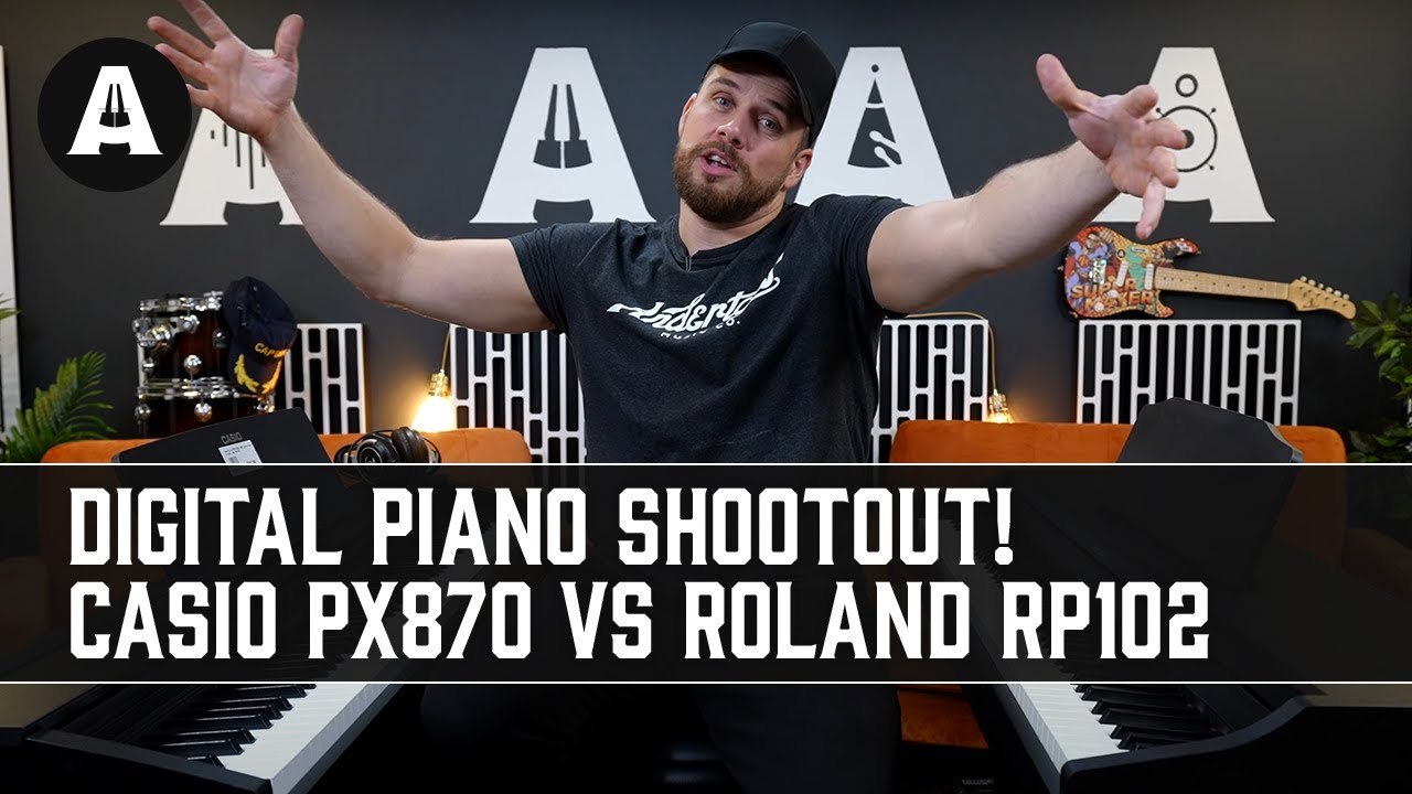 Digital Piano Shootout! - Casio PX870 vs Roland RP102