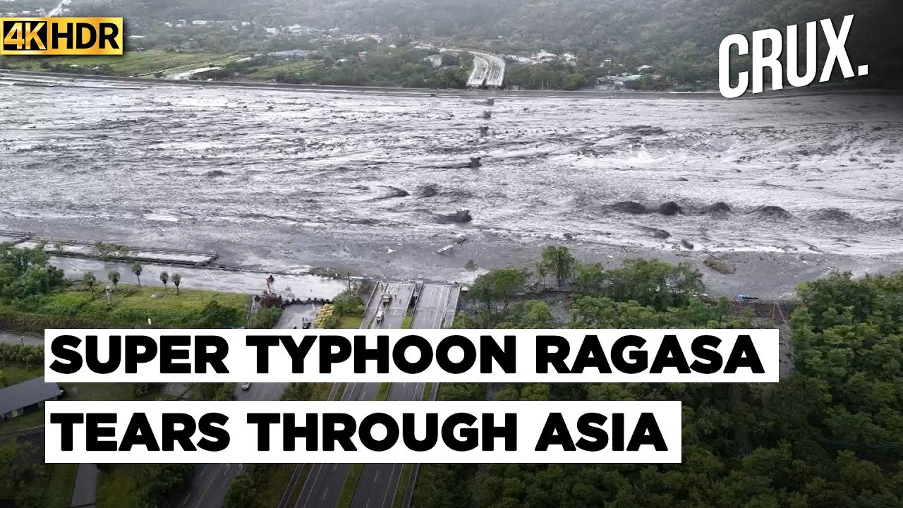 Typhoon Ragasa Latest: 2025's Most Powerful Storm Hits China, Devastates Taiwan And Hong Kong | 4K