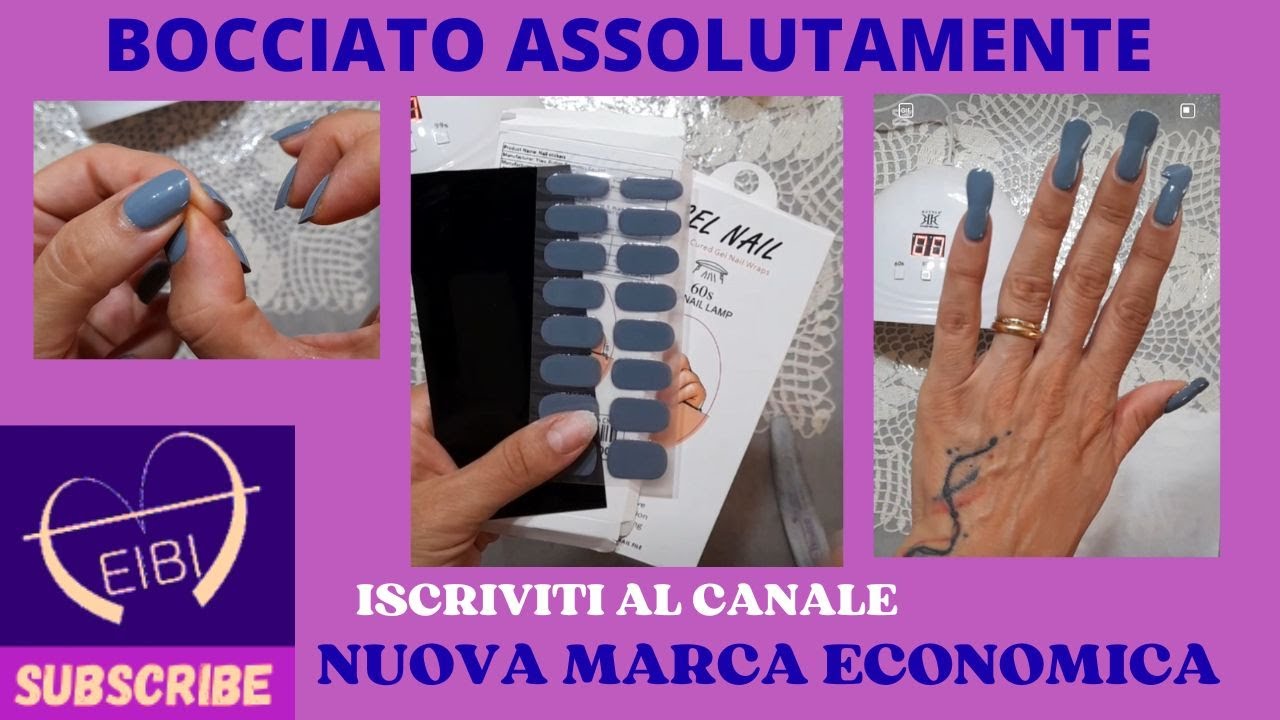 Strisce gel semipermanente. Nuova marca *spoiler: bocciatissima*