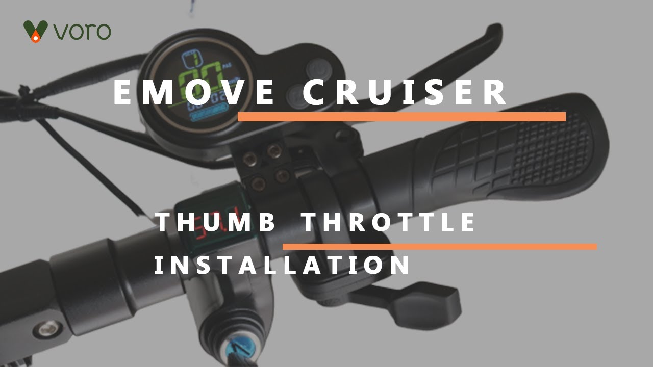 How to Install Thumb Throttle on your Emove Cruiser