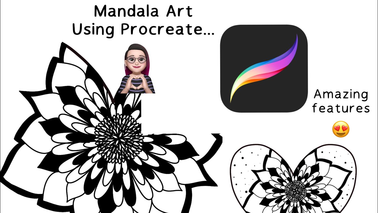 Mandala Art❤️|| Using procreate&hellip;|| New features..