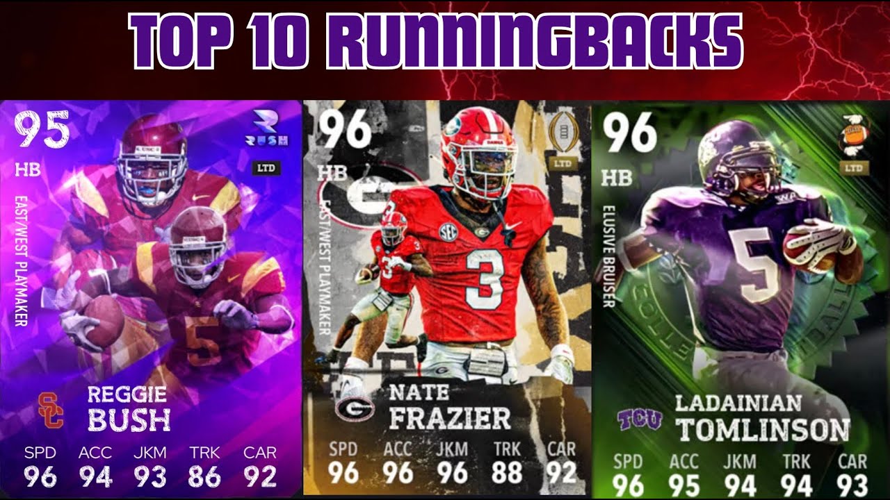 Top 10 RUNNING BACKS in College Football 26